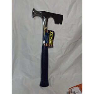 EstWing E3-11 11oz Scored Face Drywall Hammer, Steel, Blue Shock Reduction Grip